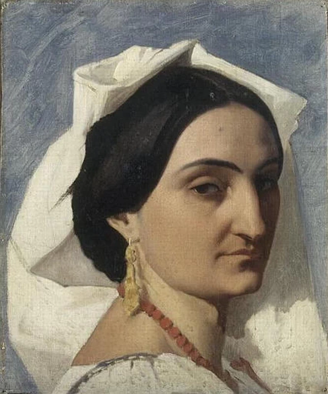 Testa di donna italiana, 1854 - Musée des Beaux, Arts, Valenciennes